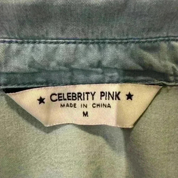 Women’s Celebrity Pink Button Down - Picture 4 of 8